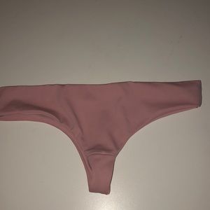 blush pink KAOHS thong bikini bottoms